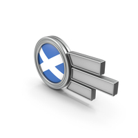 Scotland Flag Badge PNG & PSD Images