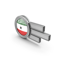 Somaliland Flag Badge PNG & PSD Images