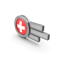 Switzerland Flag Badge PNG & PSD Images