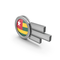 Togo Flag Badge PNG & PSD Images