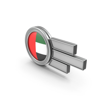 United Arab Emirates Flag Badge PNG & PSD Images