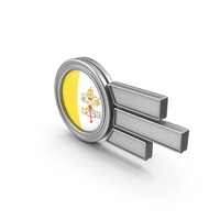 Vatican City Flag Badge PNG & PSD Images