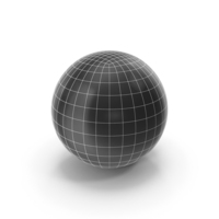 Ball Frame Black Gloss PNG & PSD Images