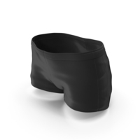 Black Women Basic Shorts PNG & PSD Images