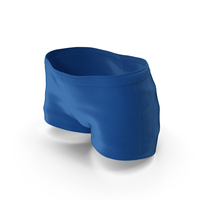 Blue Women Basic Shorts PNG & PSD Images