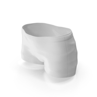 White Women Basic Shorts PNG & PSD Images