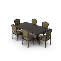 7pc Dining Set PNG & PSD Images