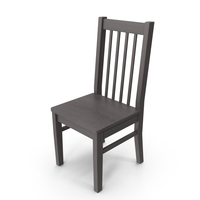 Black Wooden Chair PNG & PSD Images