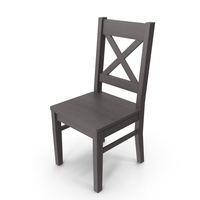 Black Wooden Chair PNG & PSD Images