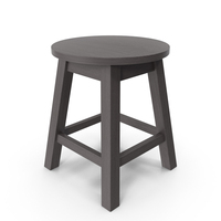 Black Round Stool PNG & PSD Images