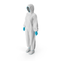 white bio chemical protection suit PNG & PSD Images