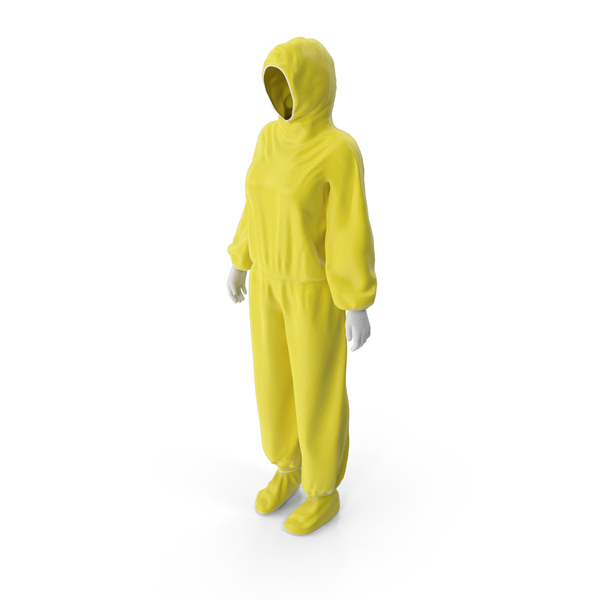 Yellow Bio Chemical Protection Suit PNG & PSD Images