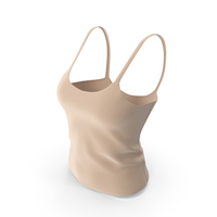Beige Women Camisole PNG & PSD Images
