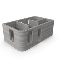 3D Printed House Module PNG & PSD Images
