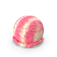Double Flavor Ice Cream Ball PNG & PSD Images