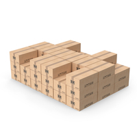 Big Stack Of Cardboard Boxes PNG & PSD Images