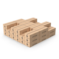 Big Stack Of Cardboard Boxes PNG & PSD Images