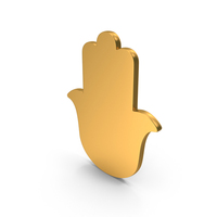Gold Hamsa Icon PNG & PSD Images