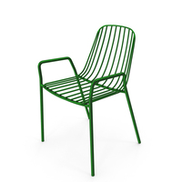 Green Metallic Chair PNG & PSD Images