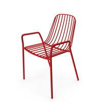 Red Metallic Chair PNG & PSD Images