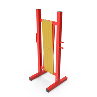 Scissor Barrier Folded PNG & PSD Images