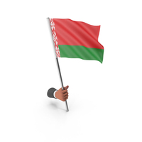 Belarus Hand Hold Flag PNG & PSD Images