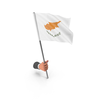 Cyprus Hand Hold Flag PNG & PSD Images