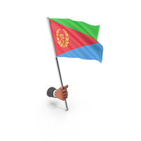 Eritrea Hand Hold Flag PNG & PSD Images