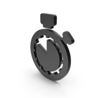 Black 50 Minutes Timer Icon PNG & PSD Images