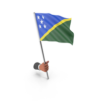 Solomon Hand Hold Flag PNG & PSD Images
