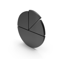 Pie Chart Icon Black PNG & PSD Images