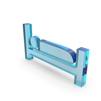 Glass Hotel Bed Icon PNG & PSD Images