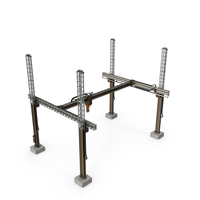 Construction 3D Printer Module PNG & PSD Images