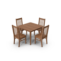 Dining Table And Chairs PNG & PSD Images