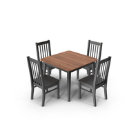 Dining Table And Chairs PNG & PSD Images