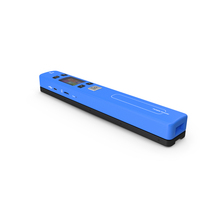 Blue Portable Digital Scanner PNG & PSD Images