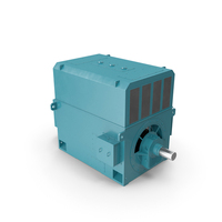 Electric Induction Motor New Blue PNG & PSD Images