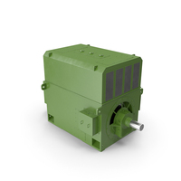 Electric Induction Motor New Green PNG & PSD Images