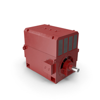 New Red Electric Induction Motor PNG & PSD Images