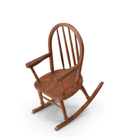 Dark Colored Rocking Chair Forward PNG & PSD Images