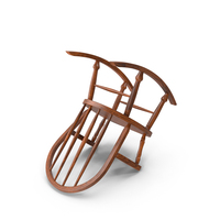 Dark Colored Rocking Chair Upside Down PNG & PSD Images