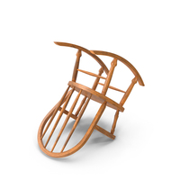 Light Colored Rocking Chair Upside Down PNG & PSD Images