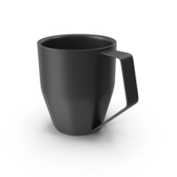 Black Plastic Coffee Mug PNG & PSD Images