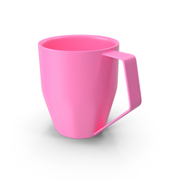 Pink Plastic Coffee Mug PNG & PSD Images
