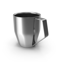 Silver Coffee Mug PNG & PSD Images