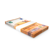 Stack Of 50 Euro Bills PNG & PSD Images