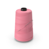 Pink Sewing Thread And Needle PNG & PSD Images