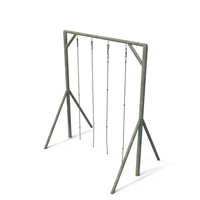 Old Training Crossbar with Ropes PNG & PSD Images