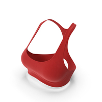 Red Women Sports Bra PNG & PSD Images