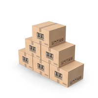 Cardboard Box Small Pyramid PNG & PSD Images